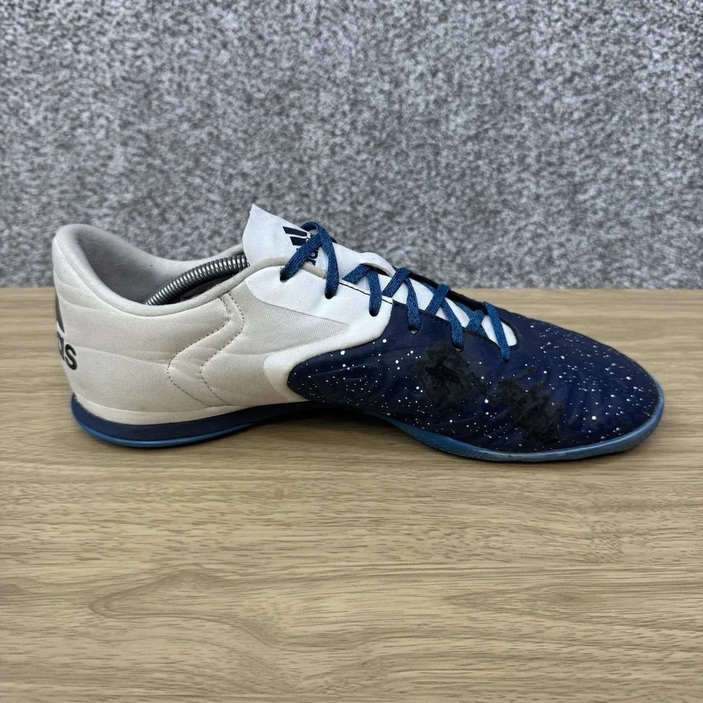 Adidas Shoes Men's Size 12.5 Court X 15.2‎ Collegiate Navy White USA Flag AQ2523
